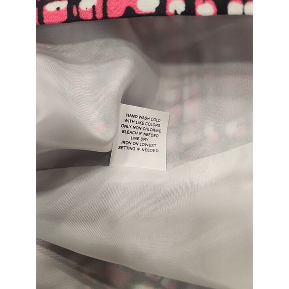 Womens Notations 3/4 Cuffed Sleeve Open Front Pink Black‎ Jacket Large - Picture 8 of 8